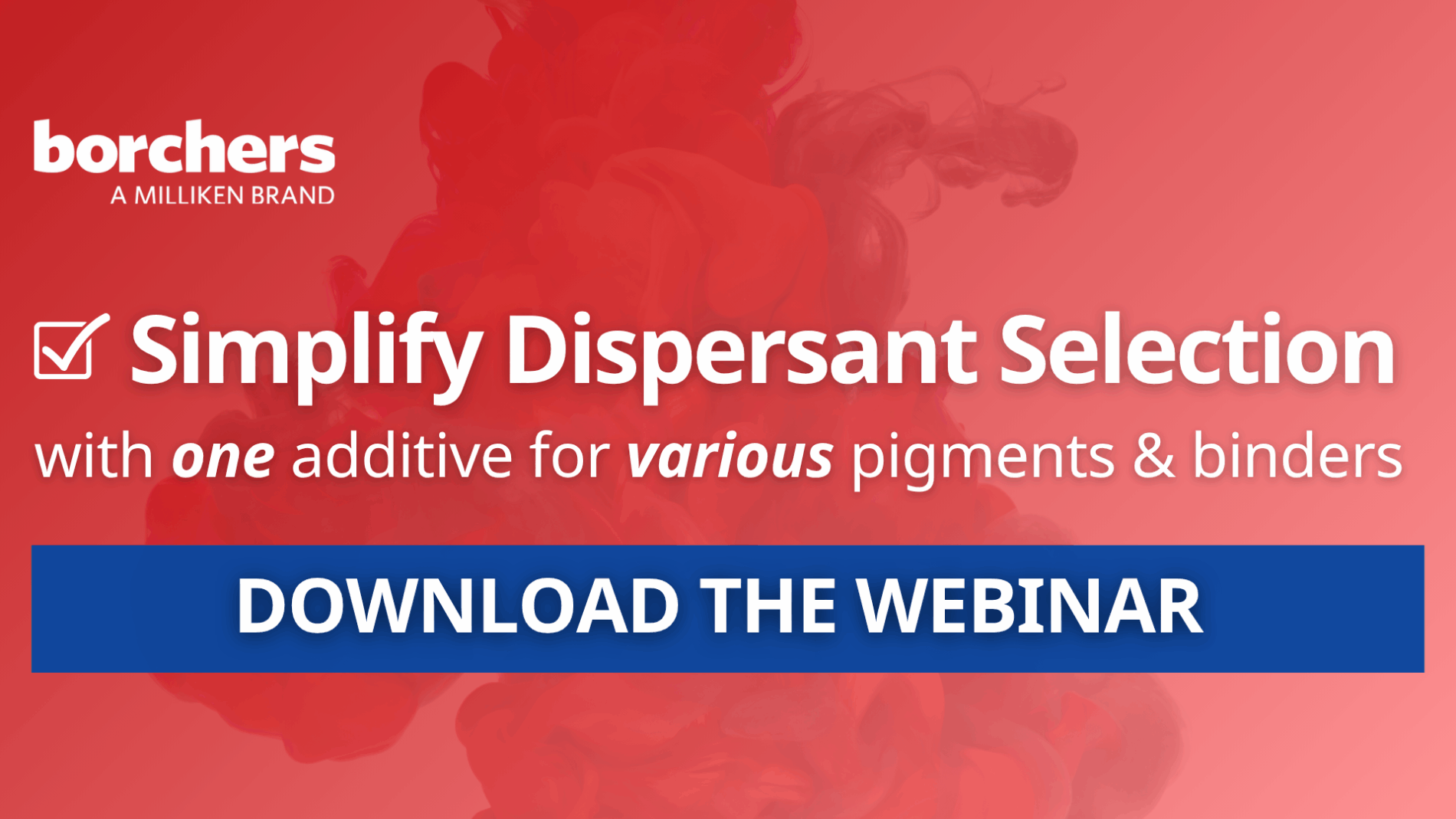 webinar on one dispersant for various pigments and binders